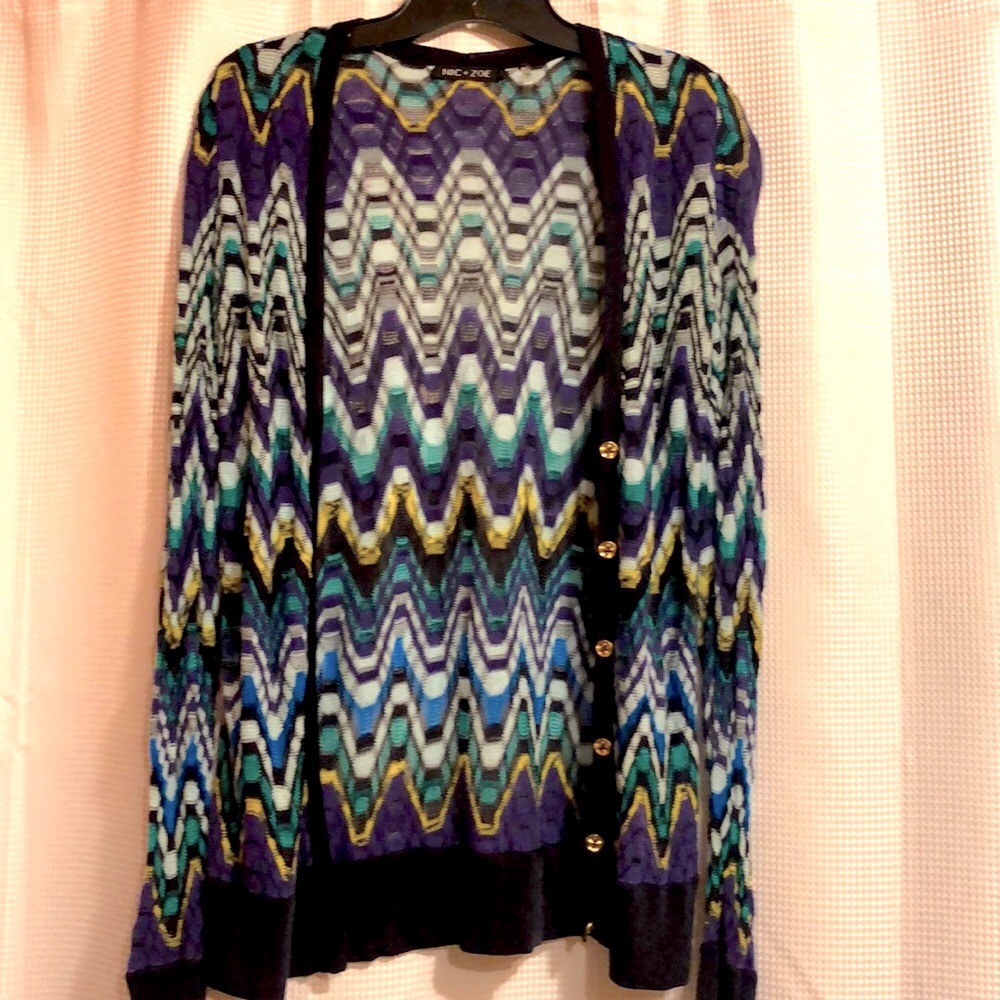 Nic+Zoe Sweater- Multi Colored